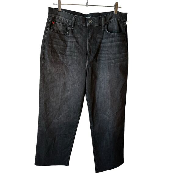 Hudson Jeans New Women's NOA High Rise Straight Crop Jeans Black Size 32 Casual - Picture 1 of 11